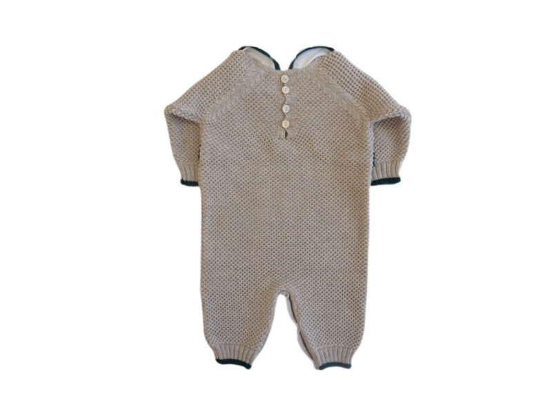 Tutina in lana merinos per neonato Bèbè di Almy