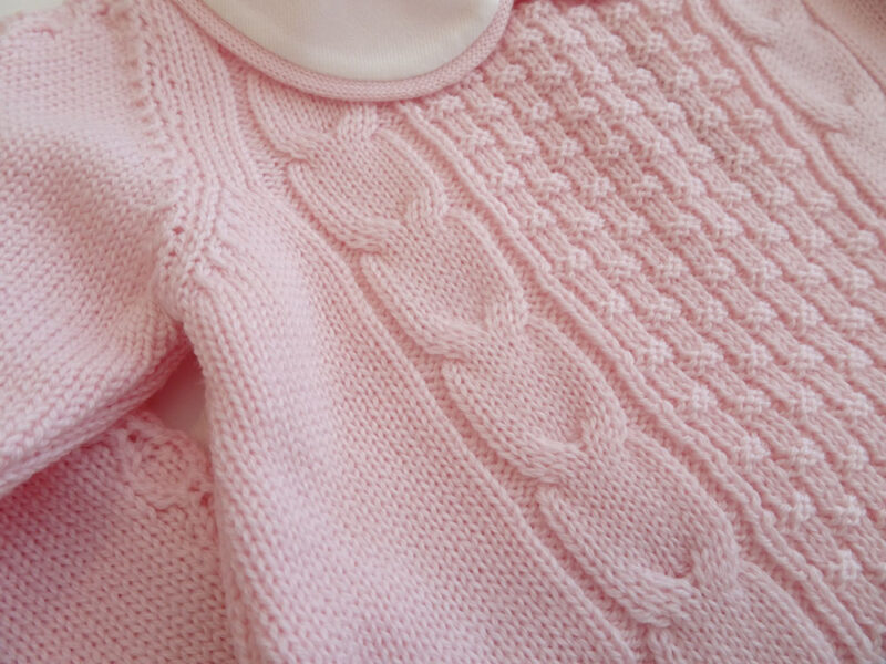 Tutina in lana per neonata Bebè di Almy
