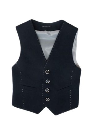 Gilet bambino blu navy Emanuel Pris