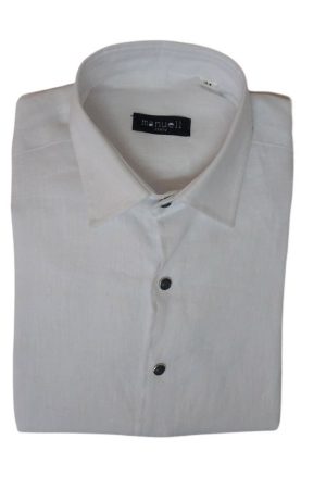 Camicia in lino bianca Emanuel Pris
