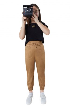 Pantalone in popeline di cotone Liu Jo